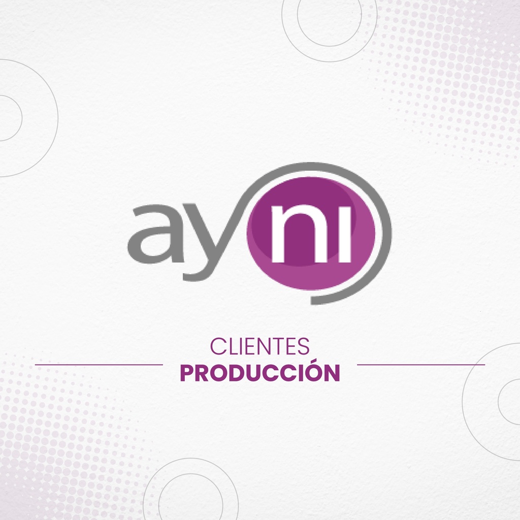 Tutoriales Producción Aynitics